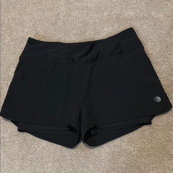 MPG Black Athletic Compression Shorts - Picture 1 of 9
